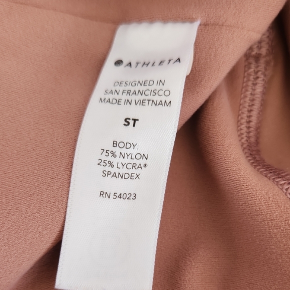 Athleta Ultra High Rise Elation 7/8 Tights - NWOT Dusty Rose - Picture 6 of 7